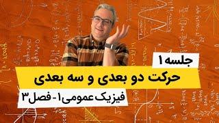 آموزش صفر تا صد فیزیک عمومی1 - حرکت دو بعدی و سه بعدی - جلسه اول