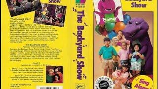 Barney - The Backyard Show (1988) [1992, VHS]