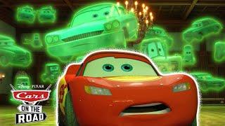 Lightning McQueen Meets the Haunted Ghost Cars | Cars of the Wild | Pixar Cars