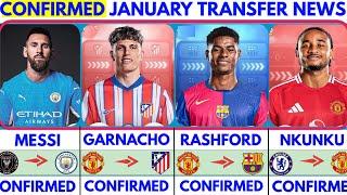 THE LATEST CONFIRMED TRANSFER NEWS AND RUMOURS TRANSFERS 2024|MESSI, RASHFORD, GARNACHO, NKUNKU