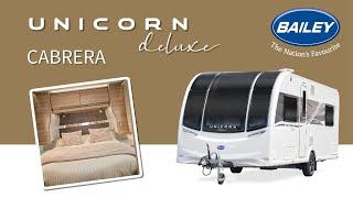 Caravan tour: Bailey Unicorn Deluxe Cabrera (2025)