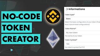 (QUICK & EASY) Visual tool to create ERC20 / BEP20 tokens