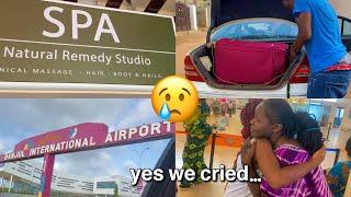 My Sister Is Leaving Gambia.. | SPA DATE + AIRPORT VLOG 