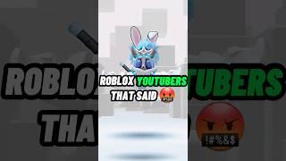 Roblox Youtubers Says *BAD* Words...