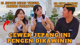 CEWEK JEPANG INI PENGEN DI KAWININ SAMPAI DIA SERIUS MINTA DIAJARIN BAHASA INDONESIA