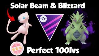 100IV BEST BUDDY  MEW SUPRISE NUKES THE MASTER LEAGUE FT PERFECT IV SHADOW TYRANITAR & MEWTWO