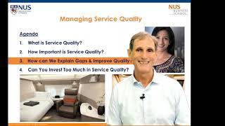 Master Class: Service Quality - The Gaps Model & Diagnosing Quality Shortfalls