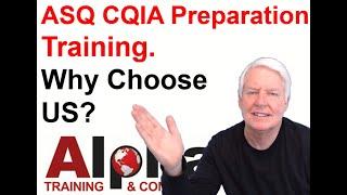 ASQ CQIA Preparation Training, Why Choose Alpha? (ASQ CQIA online training)