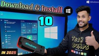 Windows 10 Original - How To Download & Install in 2025|| Free Step By Step Installation Process