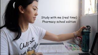 Study with me real time (Pharmacy school edition)