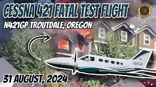 Fatal Test Flight Troutdale OR 31 Aug 2024