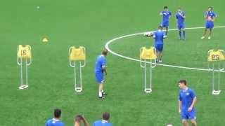 Midfielder Set and Through Ball Drill