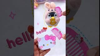 DIY hello kitty comb for doll #shots #diy #youtubeshorts #craft #miniature #shorts #love