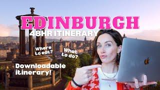 How to Spend a Weekend in EDINBURGH SCOTLAND | 48 hour Itinerary!