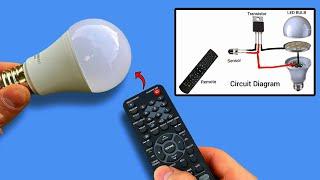 How to Turn a TV Remote into a LED Bulb Controller without using Arduino | DIY Electronics Project