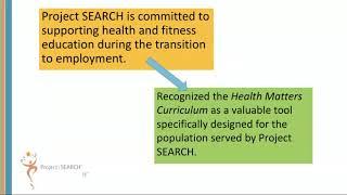 Using the Health Matters Curriculum with the Project SEARCH Program Model