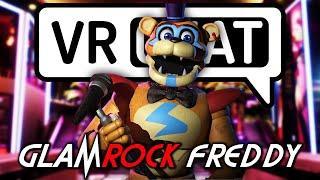 GlamRock Freddy Voice Scares VRchat users (FNAF: Security Breach)