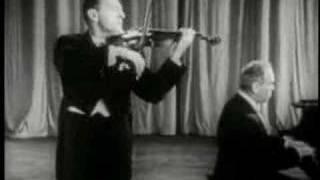 Jascha Heifetz plays La Fille Aux Cheveux De Lin