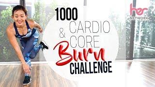 1000 Cardio & Core  BURN  Challenge | Joanna Soh