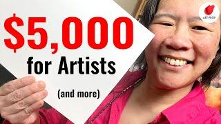 Make Money As An Artist Without Selling: Artist Grant Applications