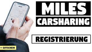 MILES Carsharing Gutschein + Registrierung