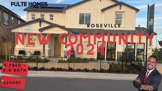 MUST SEE 3400+ SF New Construction Home | Pulte Homes | Roseville California | Brand New Community