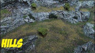 Building Terrain Hills diorama, step by step tutorial