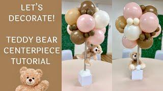 Teddy Bear Centerpiece With Clouds In A Box | DIY Tutorial