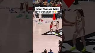 Caitlin Clark and Kelsey Plum Joke Around During Game | #sports #wnba #caitlinclark