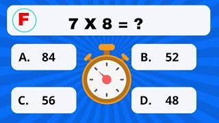 QUIZ  MATEMÁTICA |VOCÊ É BOM MESMO  DE MATEMÁTICA? | HORA DO QUIZ |