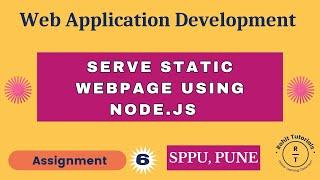 NodeJS Application Which Serves Static Website | Create a Static Website Using Node & Express