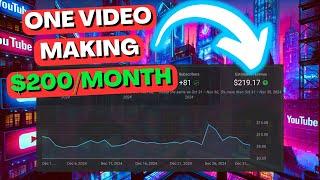 How This One Faceless YouTube Video Makes Me $200 Per Month