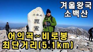 얼어 죽을 뻔 했던 소백산 산행/비로봉(1439m)