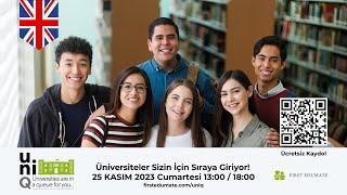 İngiltere Üniversiteleri Senin için İstanbul'a Geliyor! UniQ Üniversite Buluşması #firstedumate