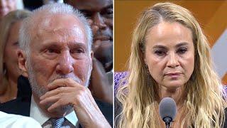 Becky Hammon Shares Emotional Moment w/ Coach Pop During Her HOF Speech ️