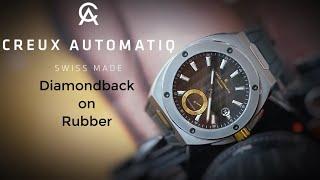 CREUX AUTOMATIQ Diamondback CA-06 Swiss Automatic Independent Watch Brand that is Affordable !!