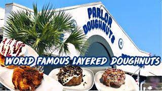 PARLOR DOUGHNUTS Pawley's Island, SC WORLD-FAMOUS LAYERED DOUGHNUTS