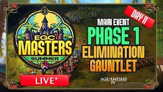 Main Event - Phase 1 - Day 2 | $30,000 EGC Masters Summer !EMS