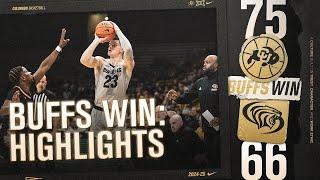 Colorado Men’s Basketball vs. Pacific Highlights | Dec. 2, 2024