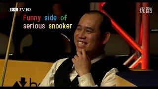 Funny side of serious snooker