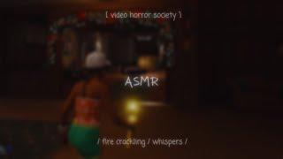  let’s get cozy by the fireplace  asmr vhs christmas gameplay 