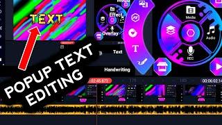 Pop-up Text Editing with (Kinemaster) TEXT EDITING ( SHA TECZ )