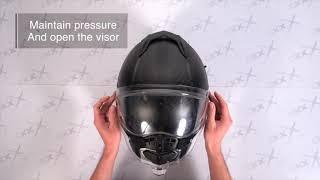 CKX Mission Helmet Peak and Visor Adjustment