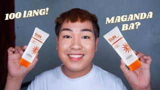 BEST SUNSCREEN FOR DRY SKIN?! / FOODAHOLIC SUN MULTI SUN CREAM REVIEW / OKAY BA SIYA GAMITIN?