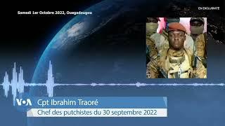 Burkina Faso: le capitaine Ibrahim Traoré en exclusivité