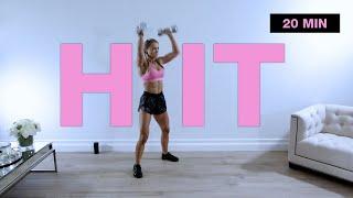 20 MIN HIIT DUMBBELL WORKOUT | Full Body with Caroline Girvan