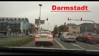  Driving in Darmstadt, Germany