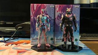 Kamen rider revi and kamen rider vice banpresto figures unboxing