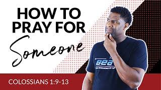 How to Pray for Others