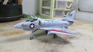 Building Airfix A-4B Skyhawk. A Tribute to Senator John McCain